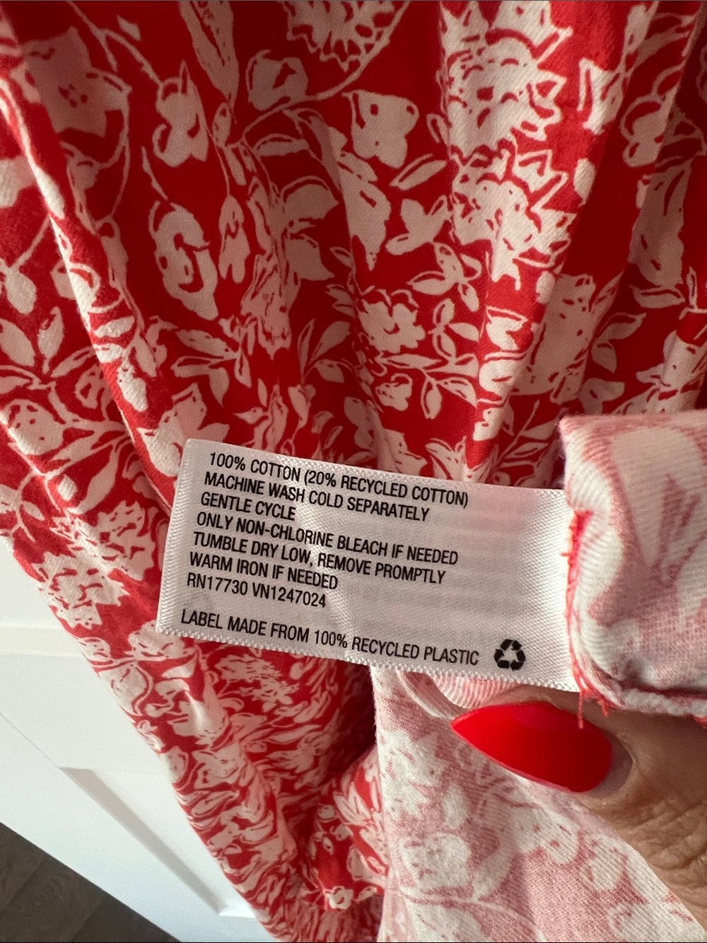 Universal Thread Red Floral Maxi Dress - Picture 6 of 6